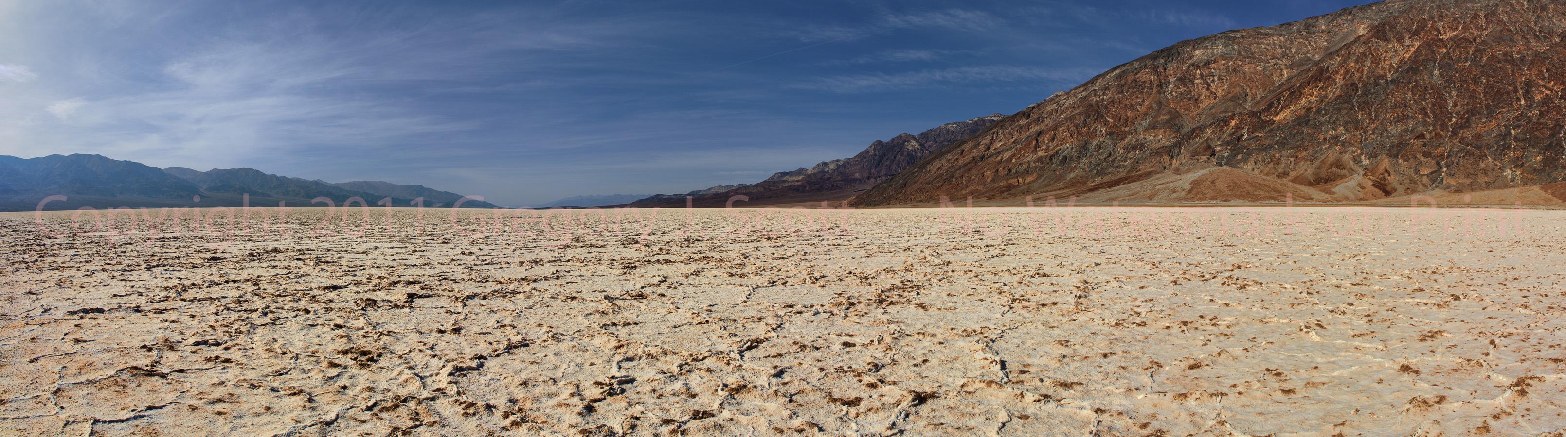 The Bottom of Death Valley, Photographed May 31, 2011 5:40pm